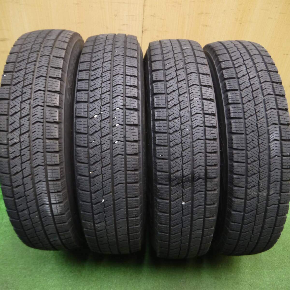 4本価格!21年★スタッドレス 145/80R13 ブリヂストン ブリザック VRX2 FEID 社外 アルミ 13インチ PCD100/4H★5010710Hス