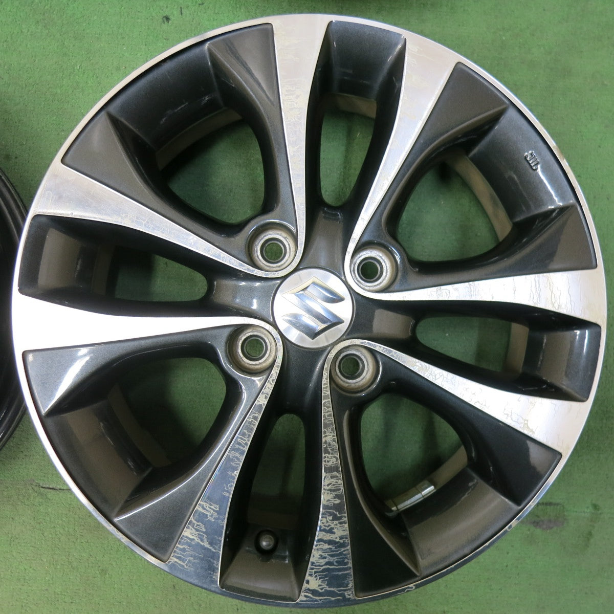 4本価格★スズキ ワゴンR スティングレー 純正 ホイール 15インチ 15×4.5J PCD100/4H★5042509SYホ