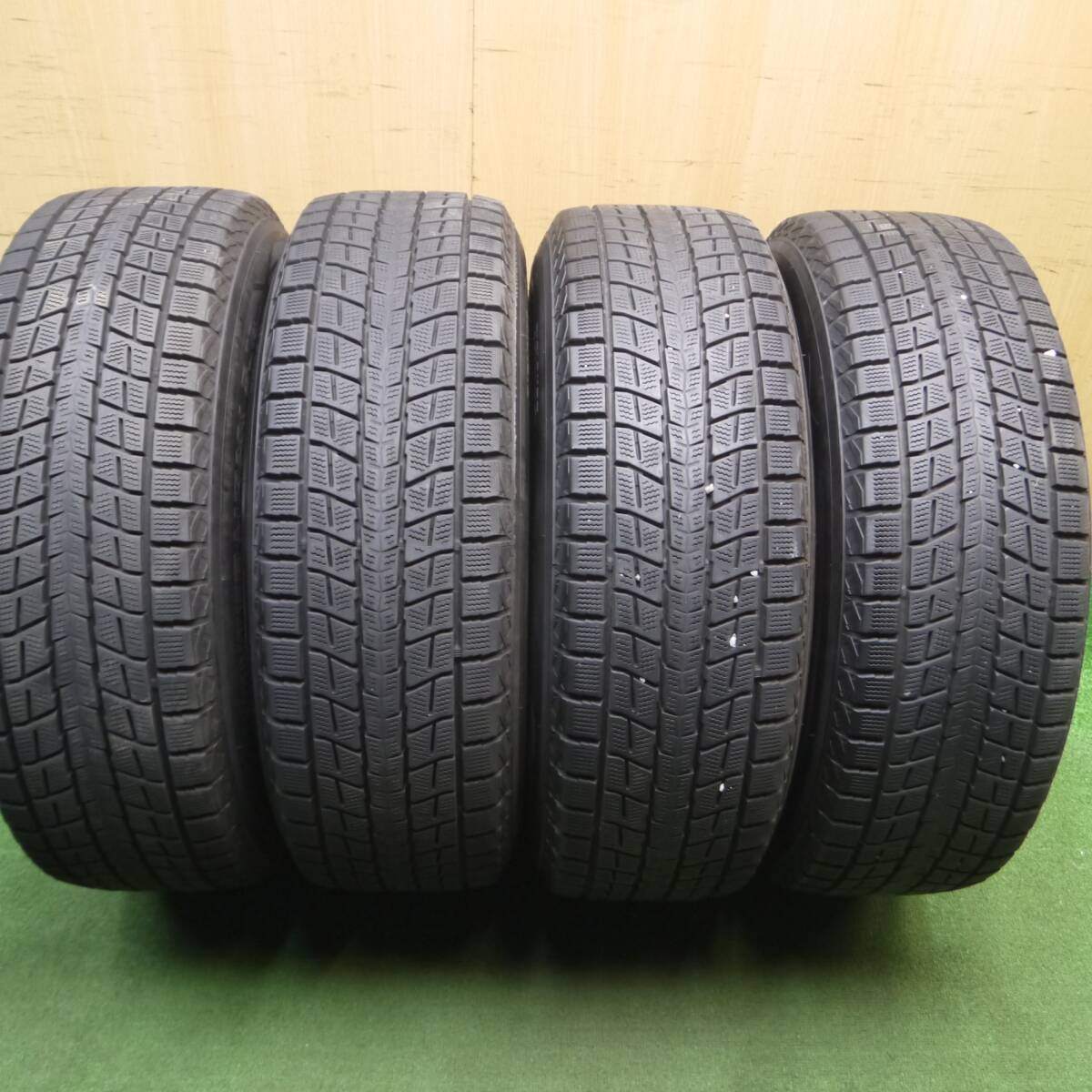 バリ溝!キレイ!9分★スタッドレス 225/65R17 ダンロップ ウインターマックス SJ8 STRANGER ストレンジャー 17インチ PCD114.3/5H★5030407Hス
