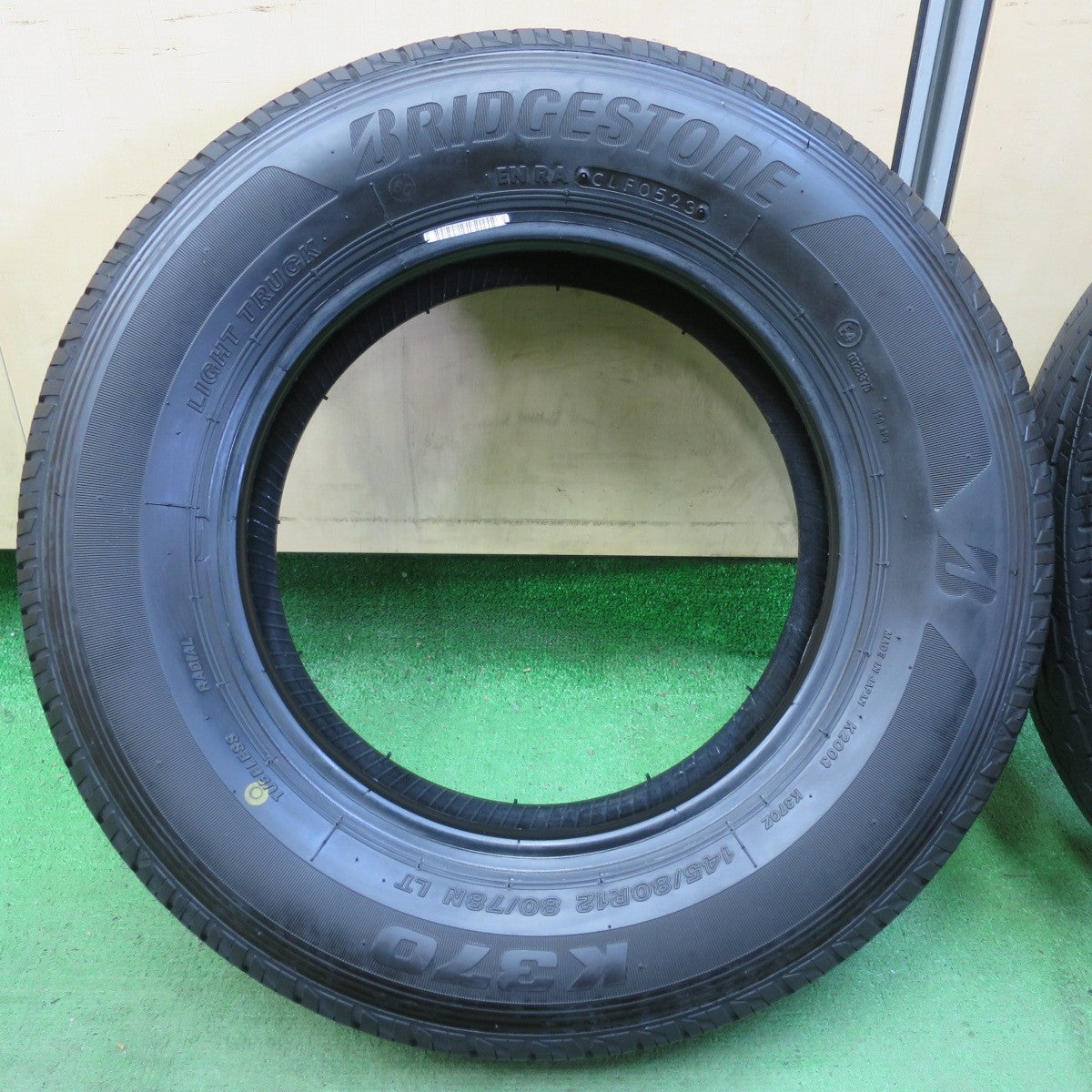 4本価格!23年★145/80R12 80/78N ブリヂストン K370 タイヤ 12インチ 軽 トラック 軽 バン 等★5052903イノタ