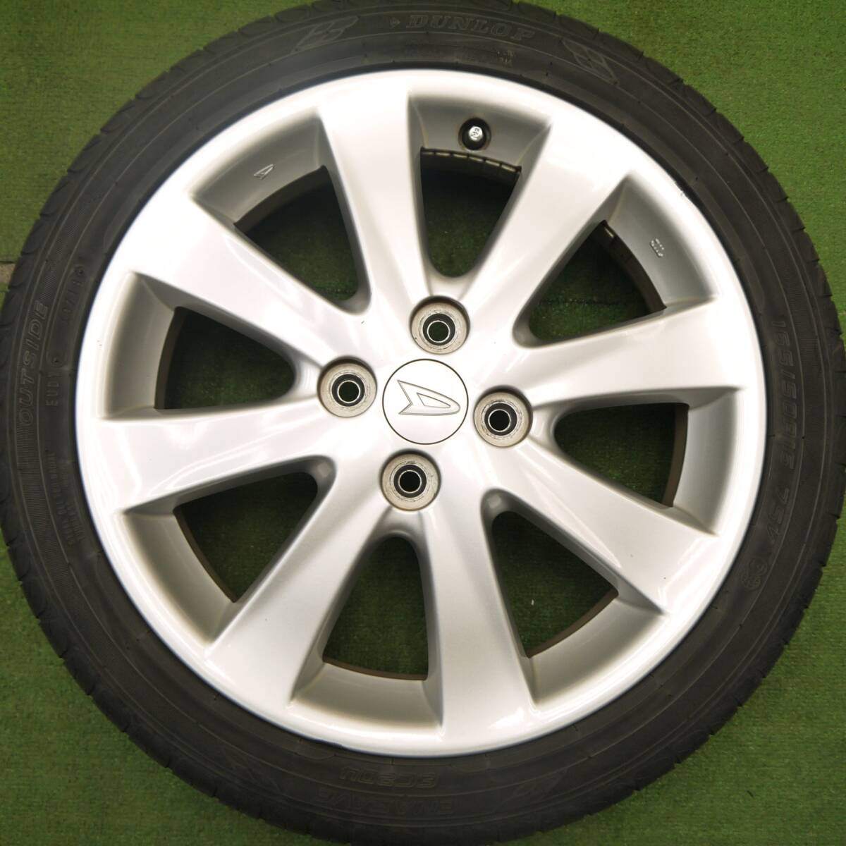 キレイ★ダイハツ ムーヴ カスタム 純正 165/50R16 ダンロップ エナセーブ EC204 16インチ PCD100/4H★5040110Hノ