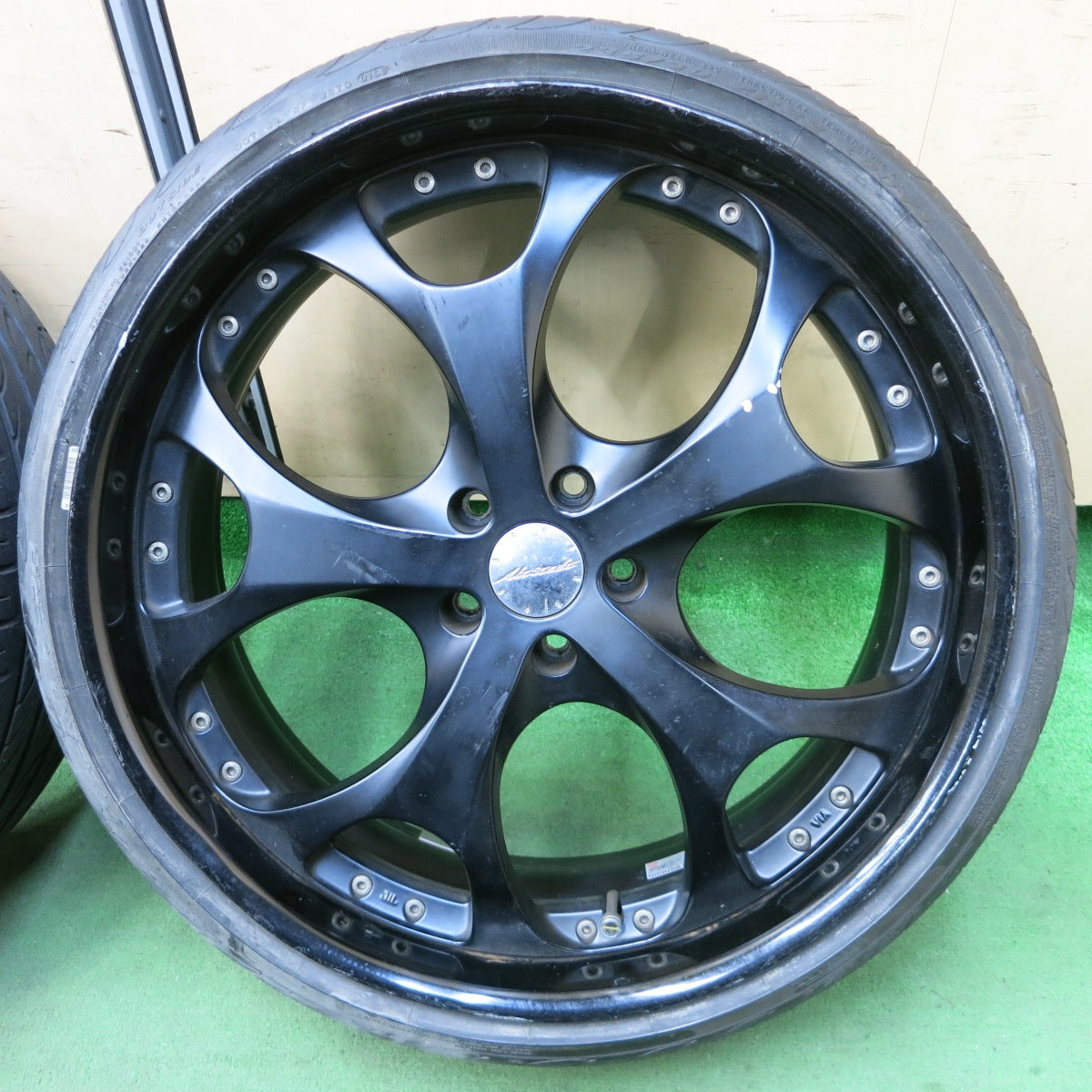 4本価格★Altstadt EXE STYLE2 22R RIVER SIDE 235/30R22 285/25R22 ピレリ Pゼロ ネロ デリンテサンダー D7 アルトシュタット PCD114.3/5H★5030802ナノ