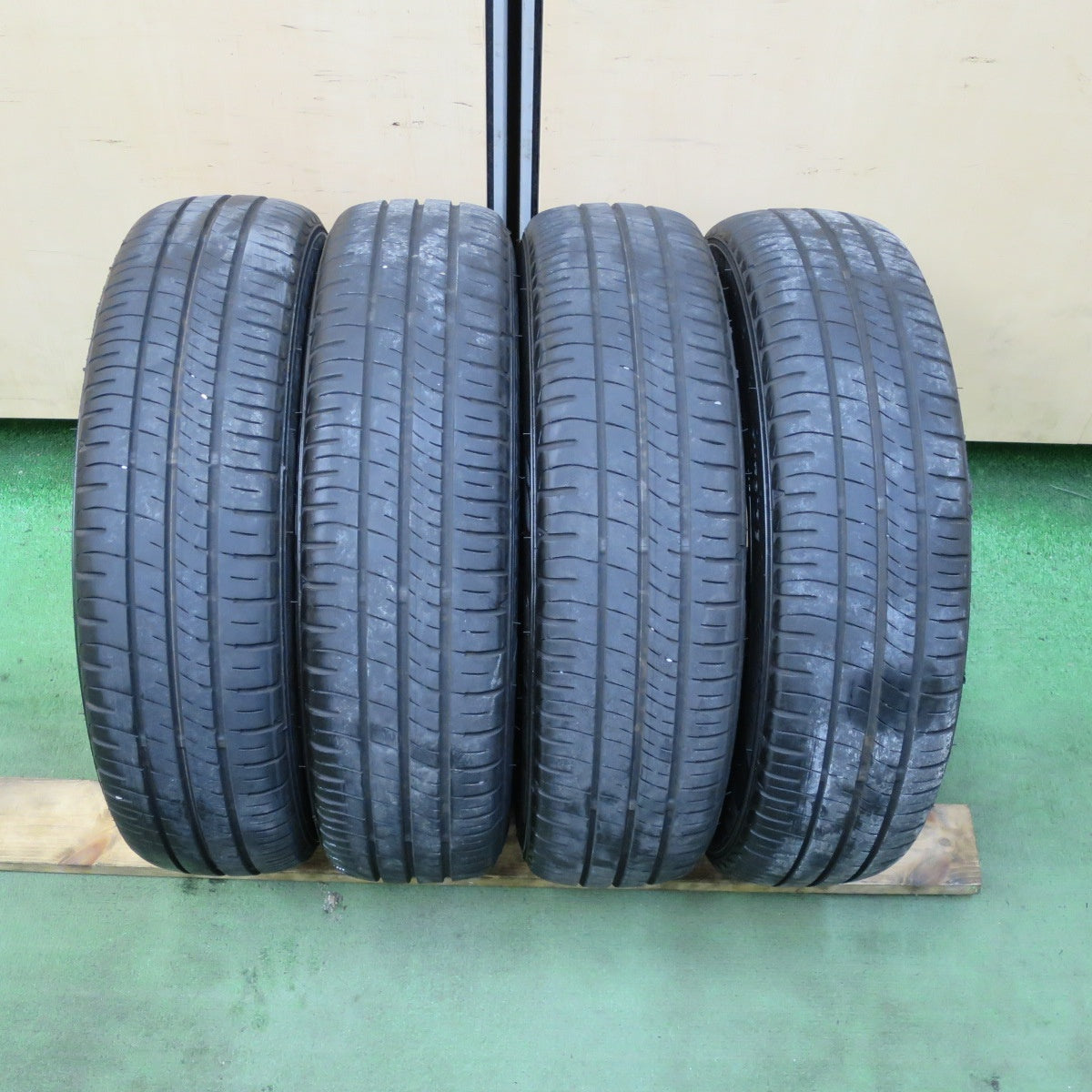 キレイ!23年★155/65R14 ダンロップ エナセーブ EC204 VENDETTA ベンデッタ 14インチ PCD100/4H★5092603TTノ
