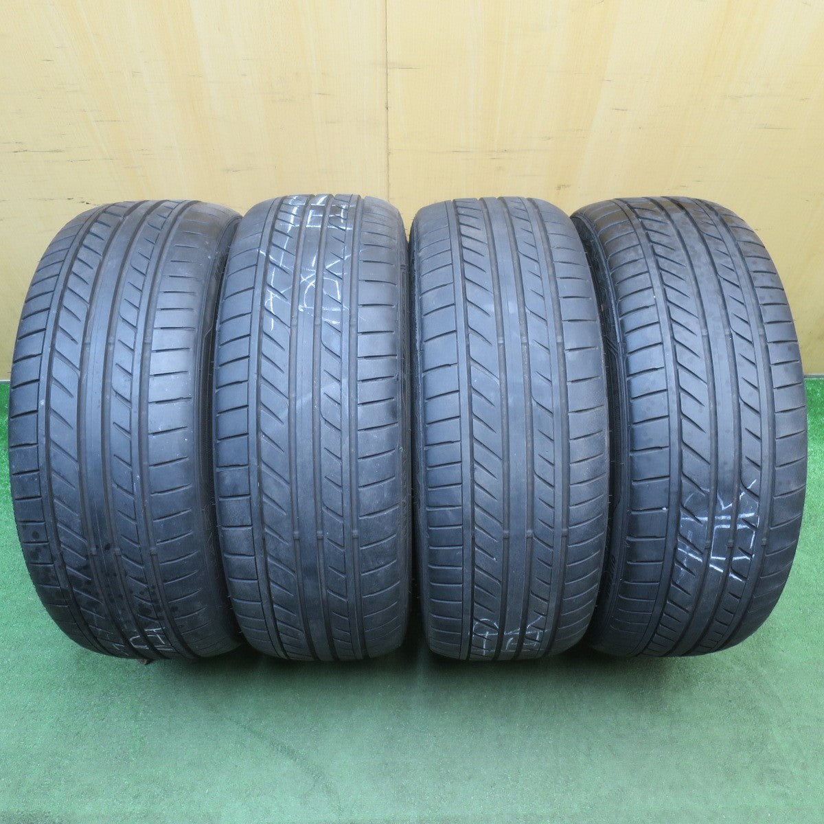 バリ溝!23年!キレイ!9分★RS CV WIRE CRIMSON 245/40R20 グッドイヤー イーグル LS EXE クリムソン 20インチ PCD114.3/5H★6051506NJノ