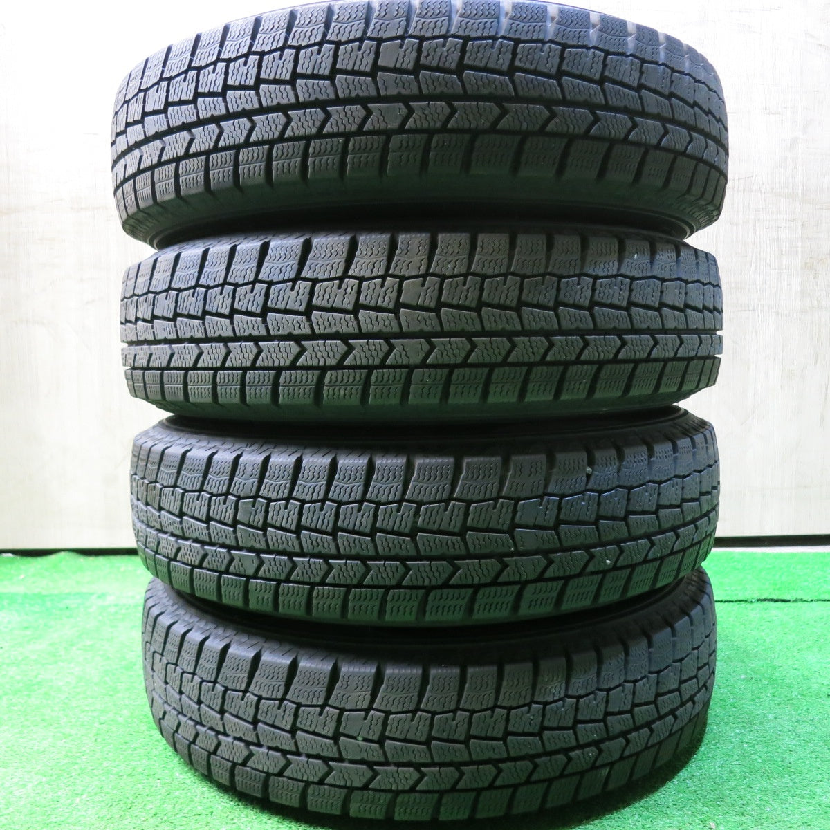 キレイ★スタッドレス 145/80R13 ダンロップ ウインターマックス WM02 スチール ホイール 13インチ PCD100 110 114.3/4H マルチ★5062703HAス