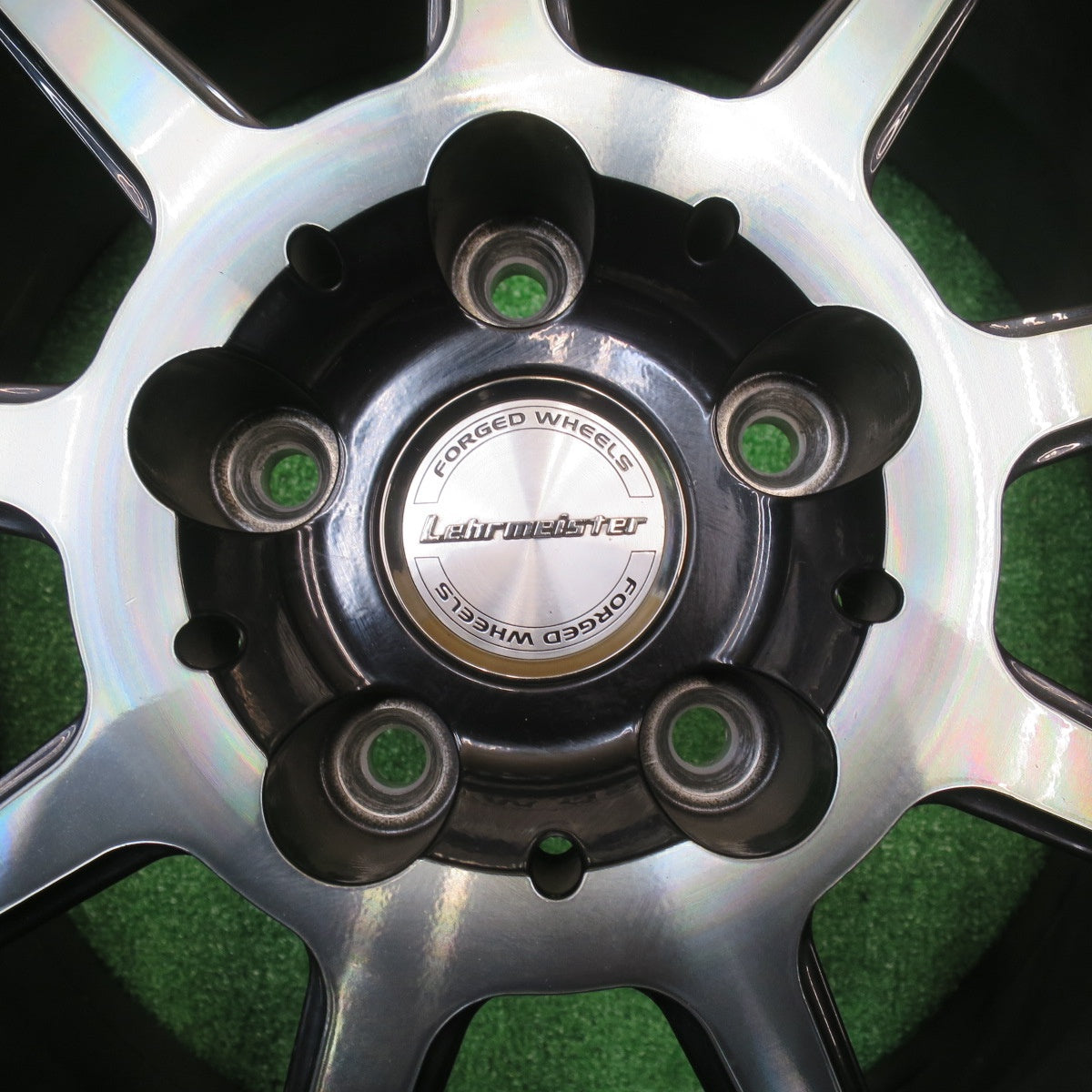 4本価格!24年★LEHRMEISTER RACING LRF-S9 205/45R17 ミシュラン パイロットスポーツ5 レアマイスター 17インチ PCD114.3/5H★5101608NJノ
