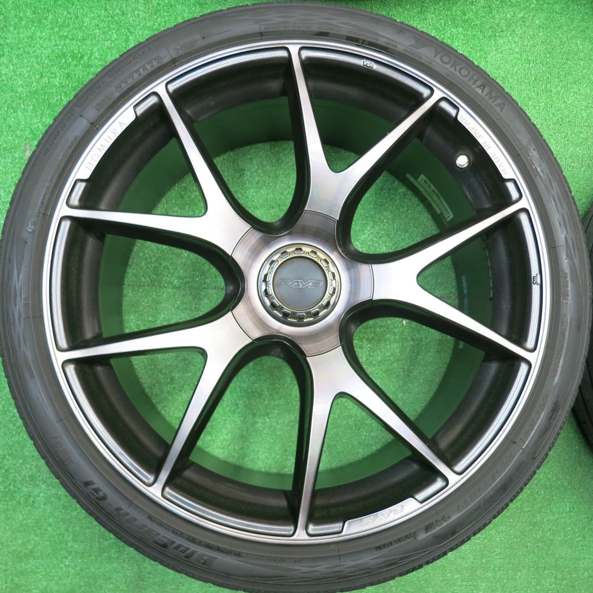 4本価格!22年★RAYS HOMURA 2X5S 245/35R19 ヨコハマ BluEarth-GT AE51 レイズ ホムラ 2×5S 19インチ PCD112/5H★5103010HAノ