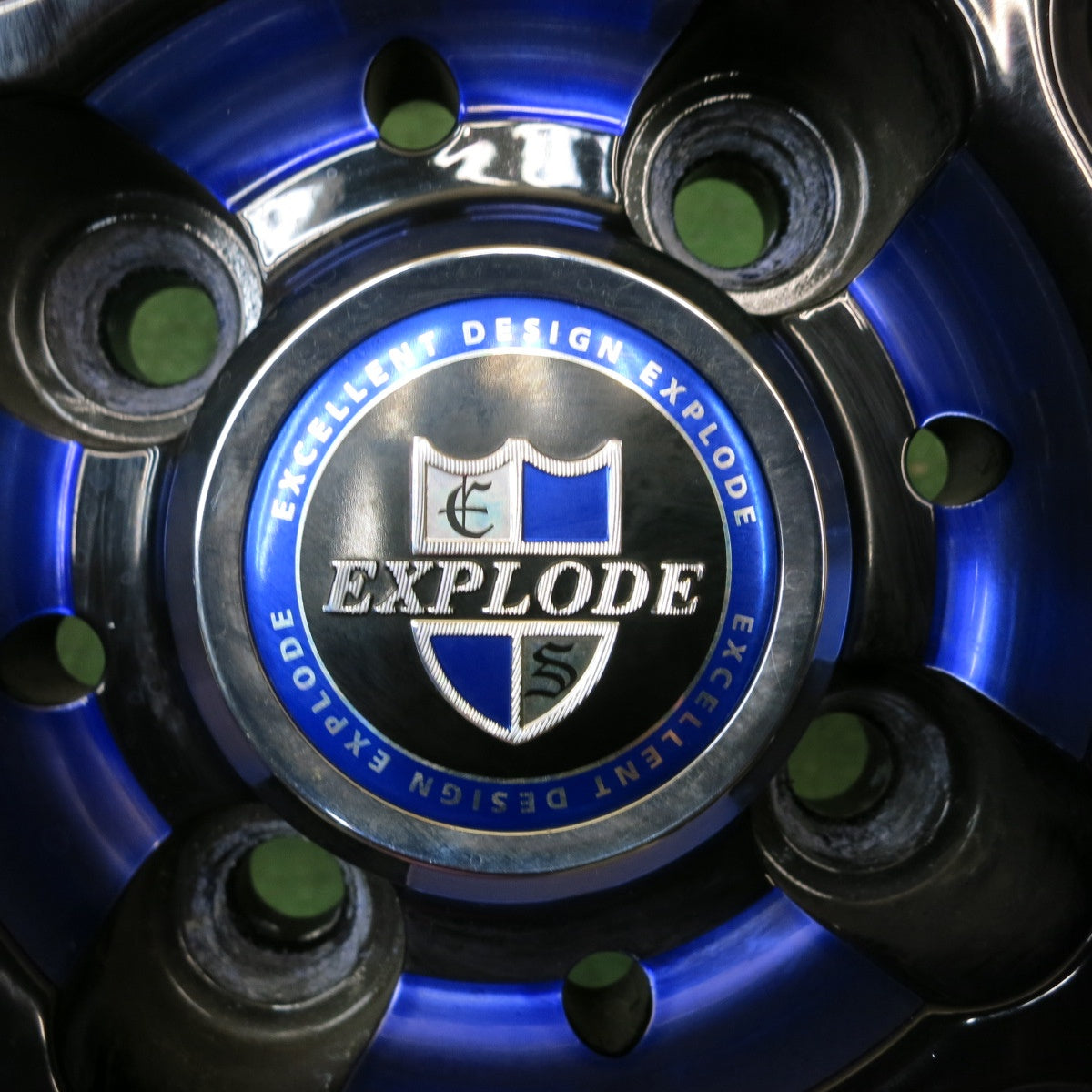 キレイ★EXPLODE RBM 16インチ ホイール エクスプラウド 16×6J PCD100/4H★5081512HAホ