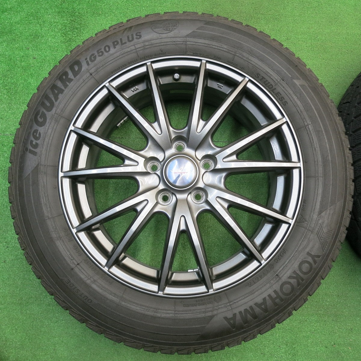 バリ溝!キレイ!8.5分★スタッドレス 225/60R17 ヨコハマ アイスガード iG50 プラス VELVA SPORT ヴェルヴァ スポーツ 17インチ PCD114.3/5H★5042201NJス