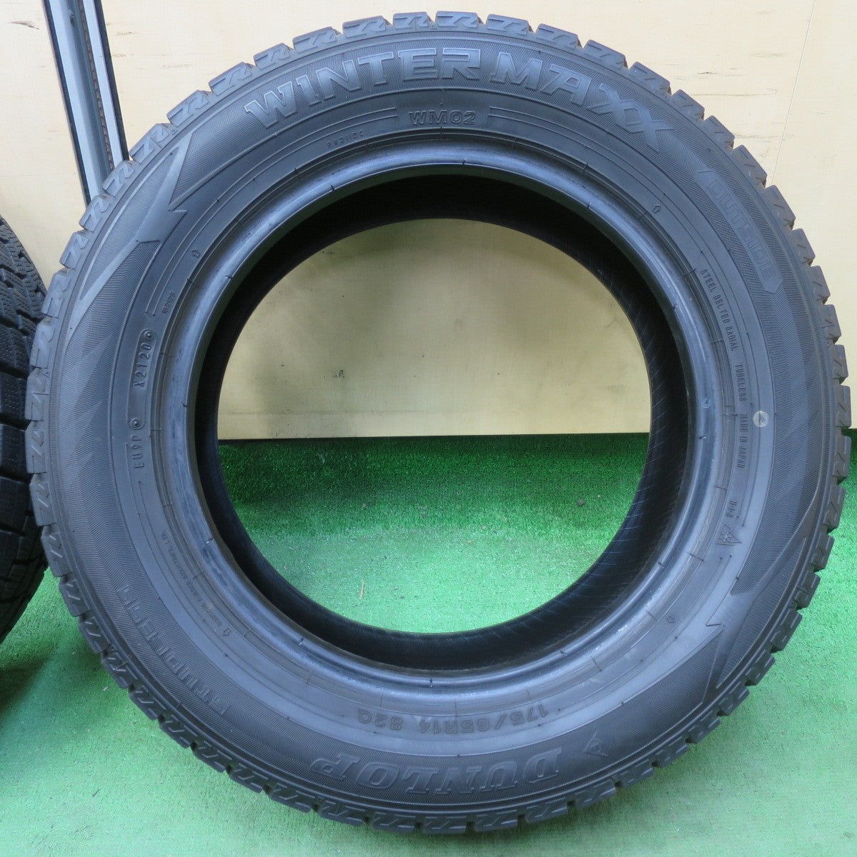 バリ溝!9.5分★スタッドレス 175/65R14 ダンロップ ウインターマックス WM02 タイヤ 14インチ フィット ヴィッツ マーチ 等★5041213イスタ