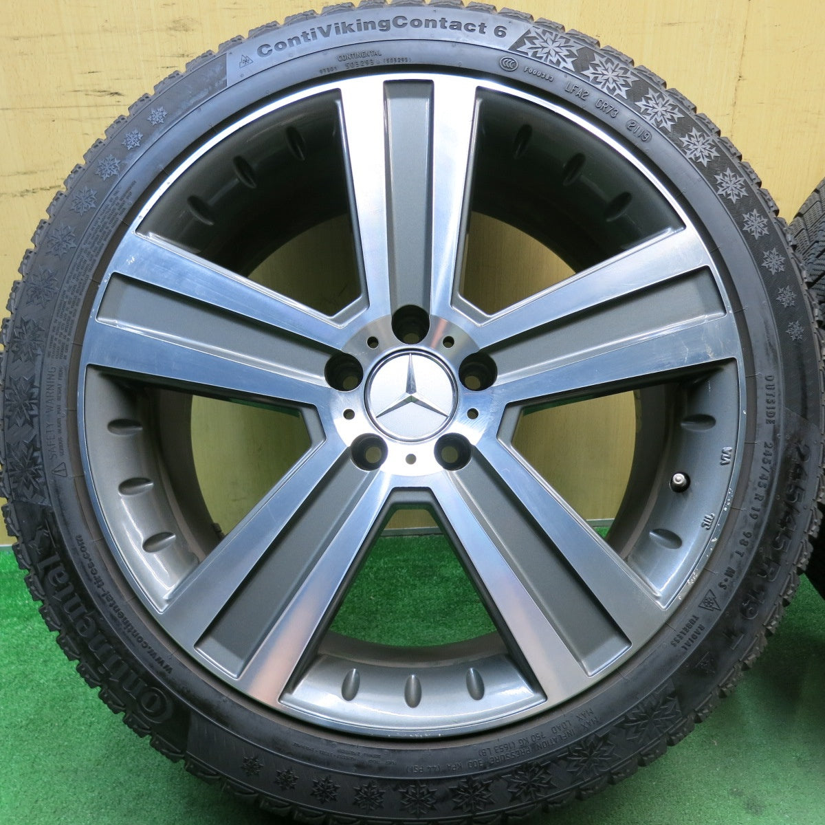 4本価格★ベンツ 等 EuroPremium WERNER 245/45R19 スタッドレス コンチネンタル コンチバイキングコンタクト6 ユーロプレミアム ヴェルナー PCD112/5H★5092109HAス