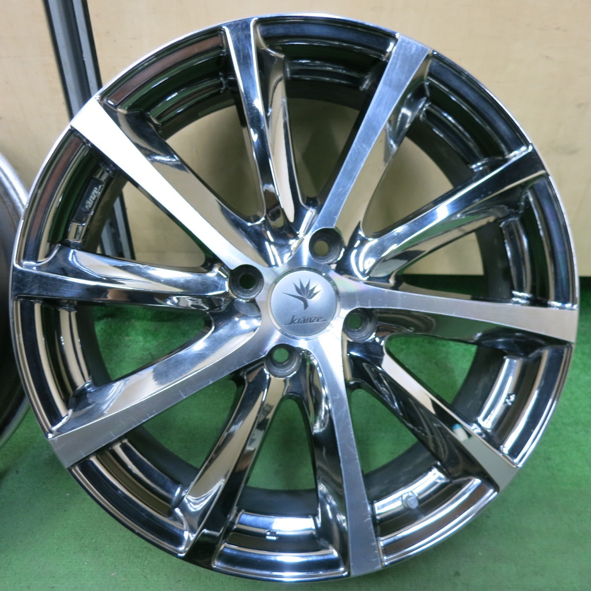 4本価格★Kranze Vishunu weds クレンツェ ヴィシュヌ ウェッズ 17インチ ホイール 17×5.5J PCD100/4H★5071107SYホ