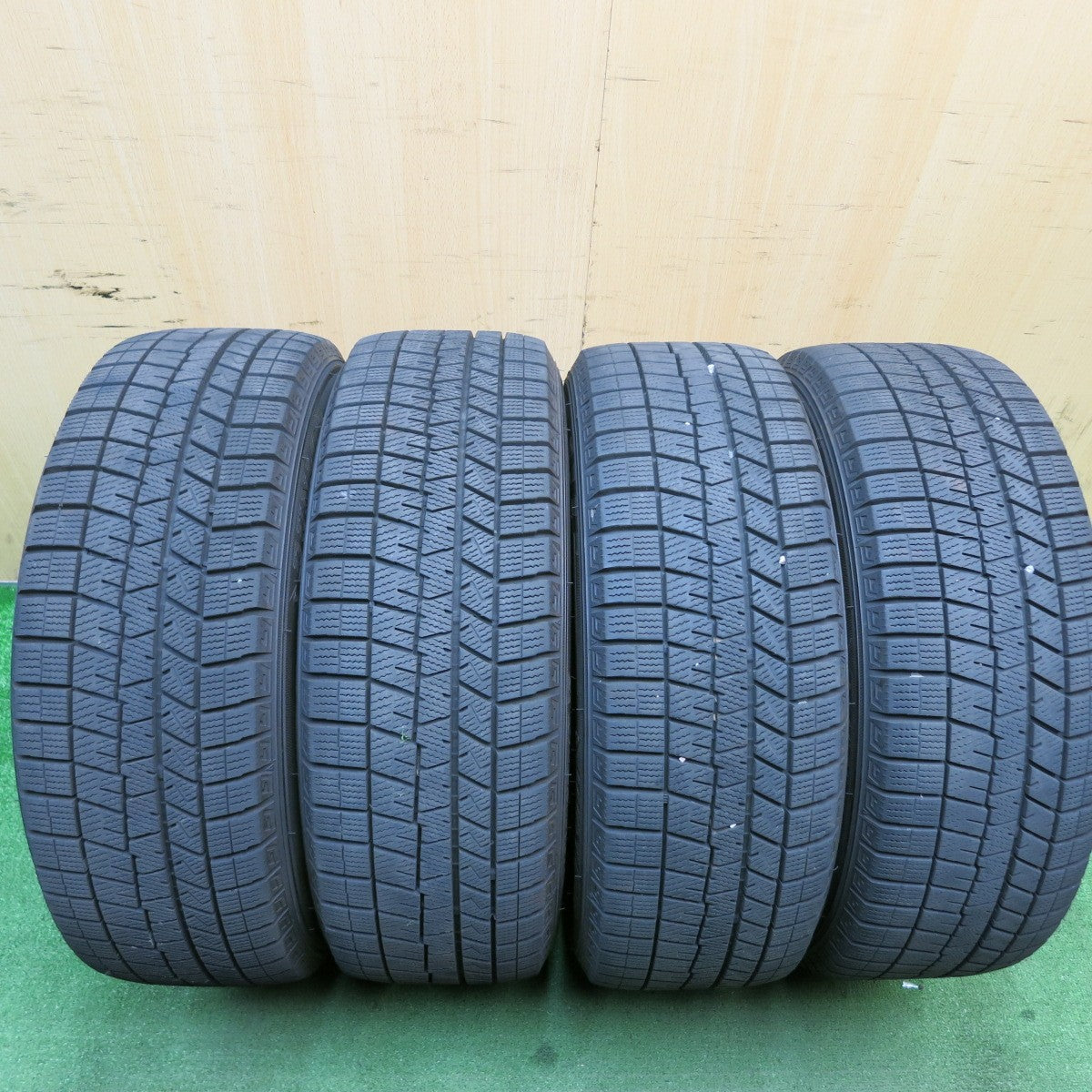 バリ溝!23年!キレイ!9.5分★スタッドレス 195/55R16 ダンロップ ウインターマックス 03 AdvanceLine アドバンスライン 16インチ PCD100/4H★5052104AKス