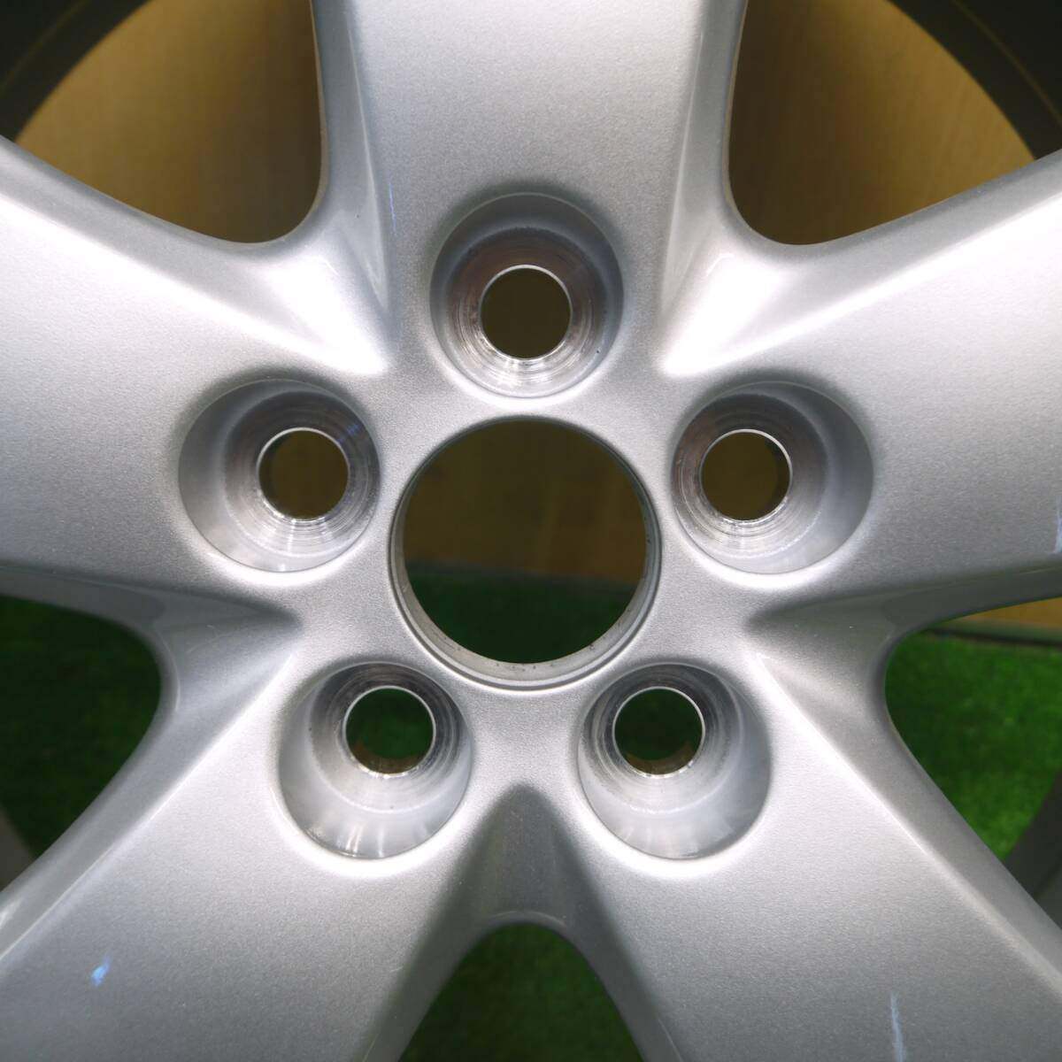 新車外し!1本★トヨタ 30系 プリウス S ツーリング 純正 ホイール 17インチ 17×7J PCD100/5H★5012207Hホ(1)