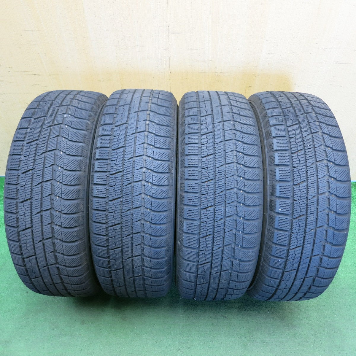バリ溝!23年!9分◎トヨタ 30系 アルファード ヴェルファイア 純正 225/60R17 スタッドレス トーヨー ウインター トランパス TX 17インチ PCD114.3/5H◎6082307HAス