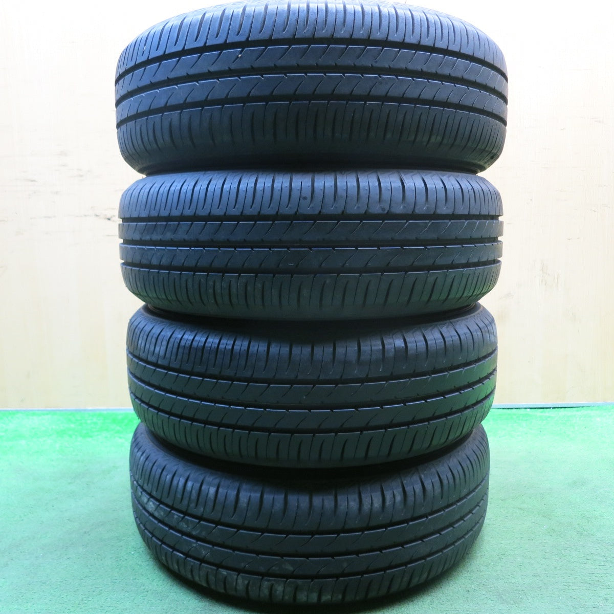 バリ溝!23年!9.5分★マツダ デミオ 純正 スチール 175/65R14 トーヨー ナノエナジー3 プラス 14インチ PCD100/4H★5062813HAノ