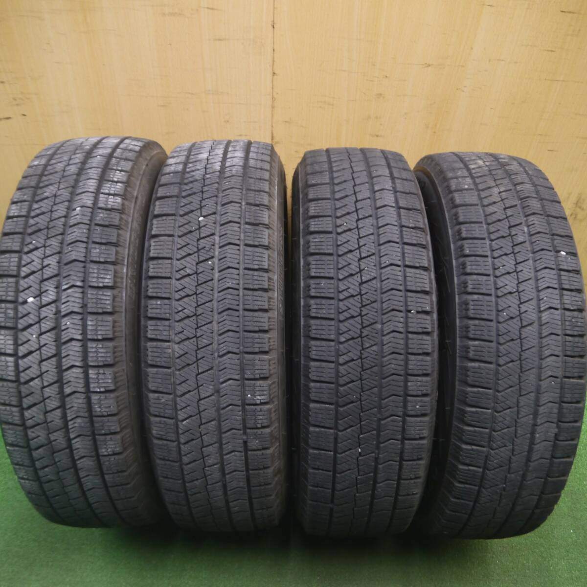 バリ溝!21年!キレイ!8.5分★スタッドレス 175/65R15 ブリヂストン ブリザック VRX2 ravrion RM01 ラブリオン 15インチ PCD100/4H★5020412Hス
