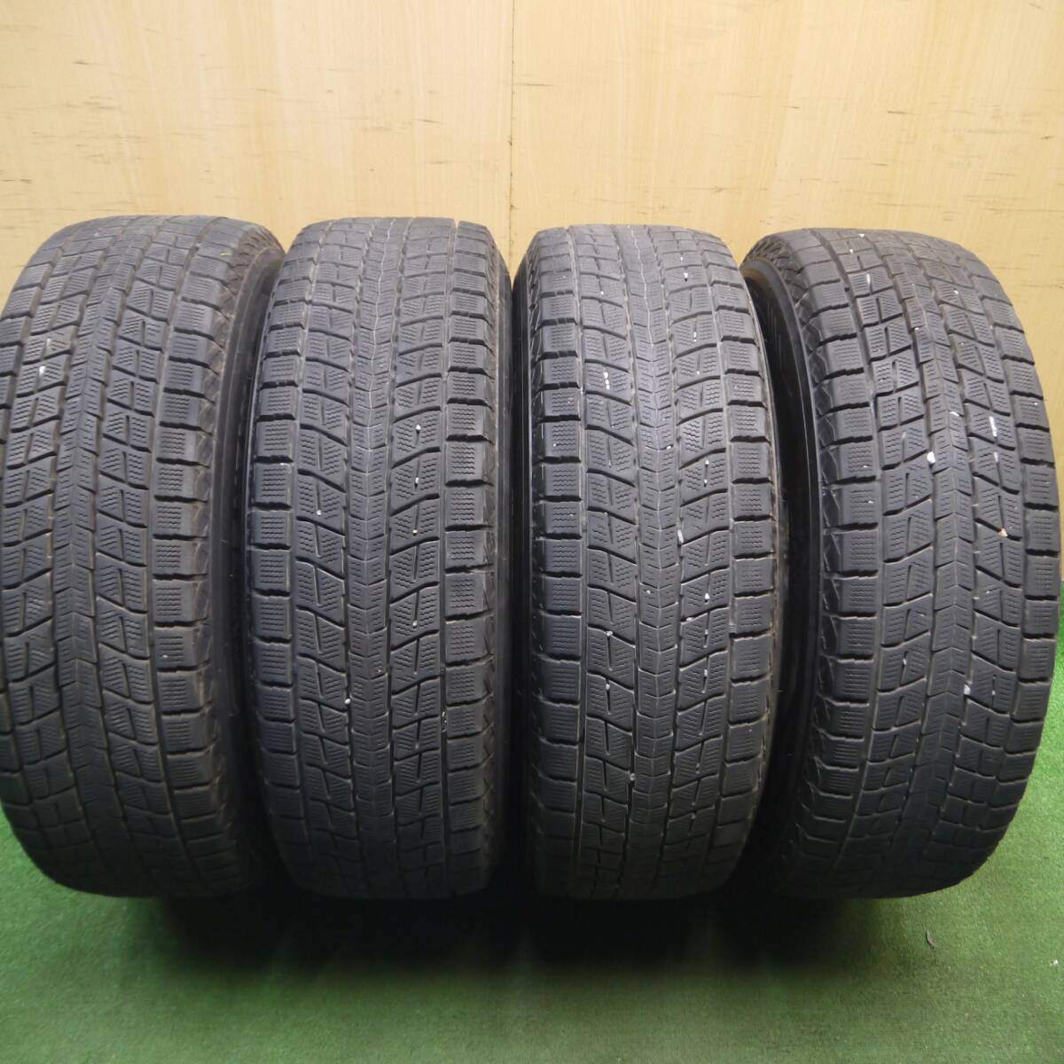 バリ溝!21年!キレイ!9分★日産 T32 エクストレイル 純正 225/65R17 スタッドレス ダンロップ ウインターマックス SJ8 17インチ PCD114.3/5H★5012903Hス