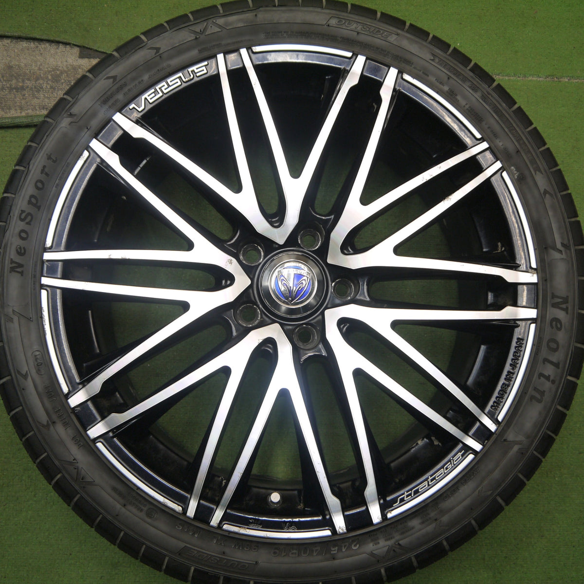 4本価格!21年★RAYS VERSUS VALORE 245/40R19 ネオリン ネオスポーツ レイズ ベルサス ヴァローレ 19インチ PCD114.3/5H★5100603Hノ