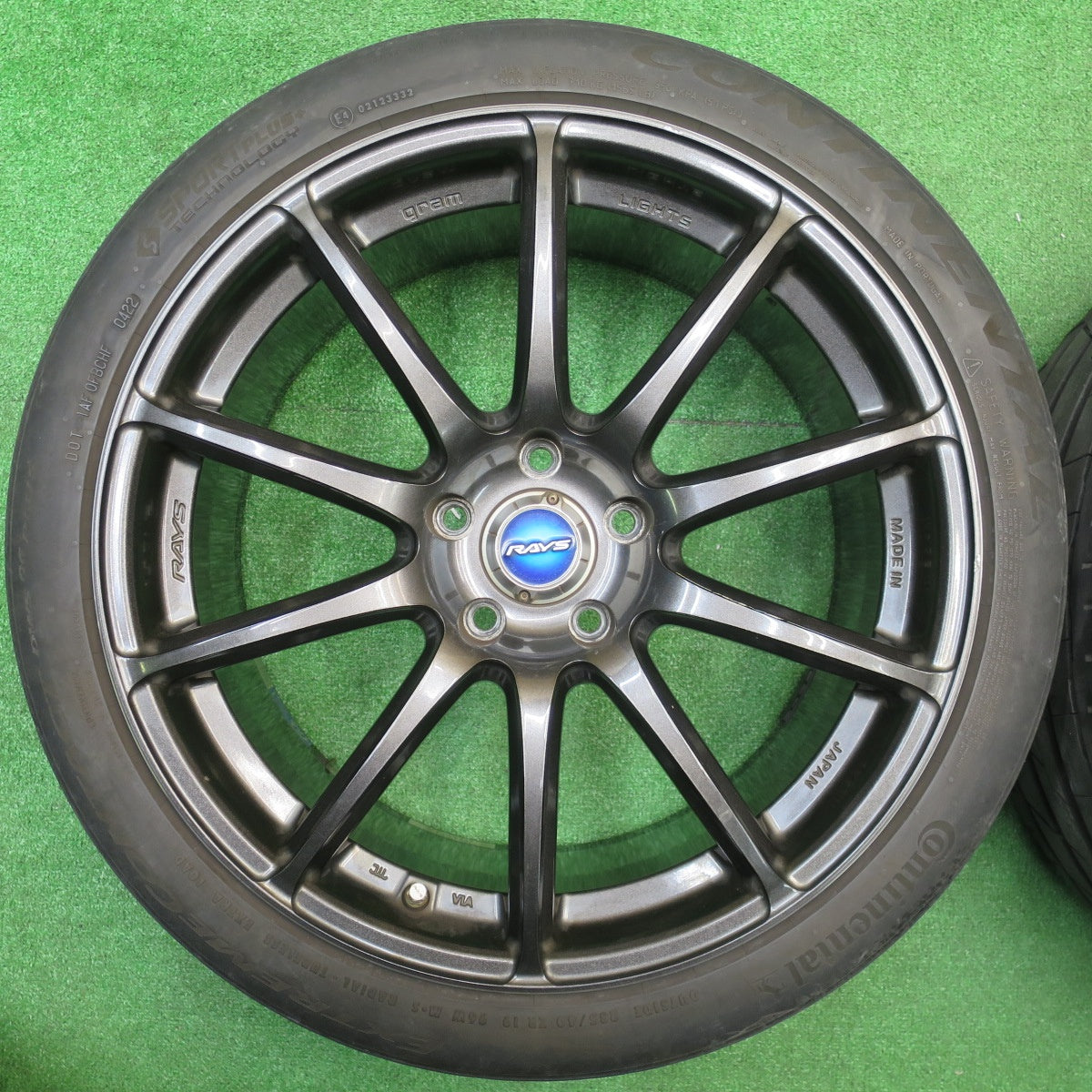 キレイ!24年★RAYS gramLIGHTS 57 transcend 235/40R19 265/35R19 コンチネンタル エクストリームコンタクト DWS06 プラス ハンコック ベンタス S1 evo3 レイズ グラムライツ 57 トランセンド PCD114.3/5H★5102903NJノ