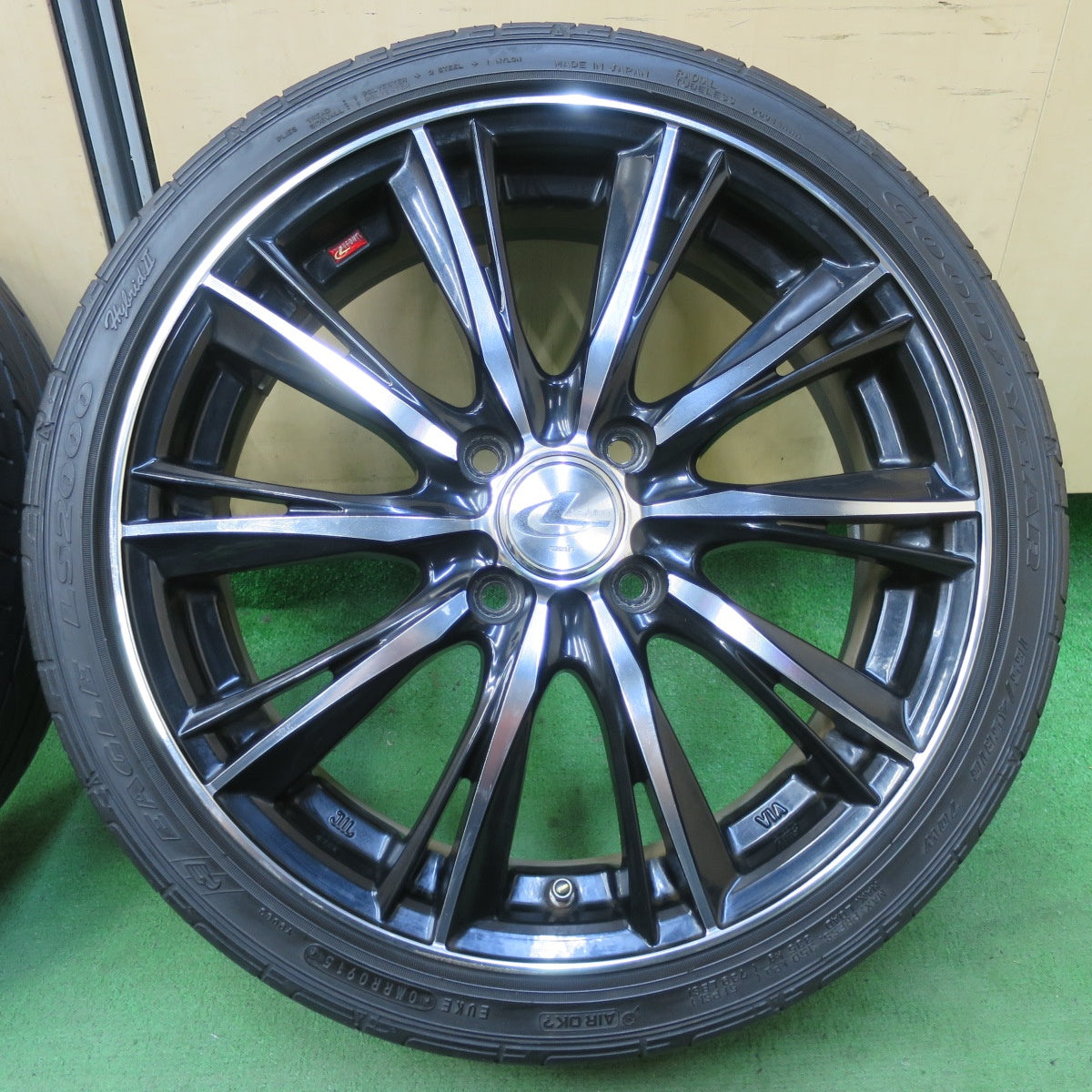 4本価格★LEONIS WX 165/45R16 グッドイヤー イーグル LS2000 hybrid2 エコノミスト ATR-K レオニス 16インチ PCD100/4H★5051718イノ
