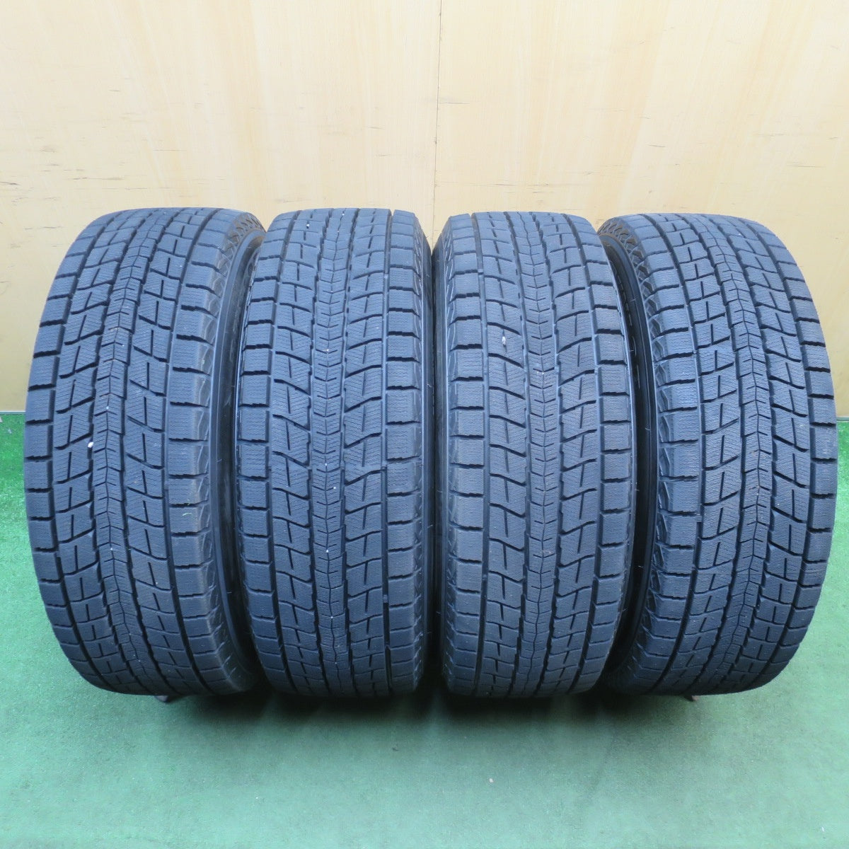 ほぼ未使用!23年!センサー付★レクサス NX 純正 235/60R18 スタッドレス ダンロップ ウインターマックス SJ8 SJ8+ 18インチ PCD114.3/5H★6052203NJス