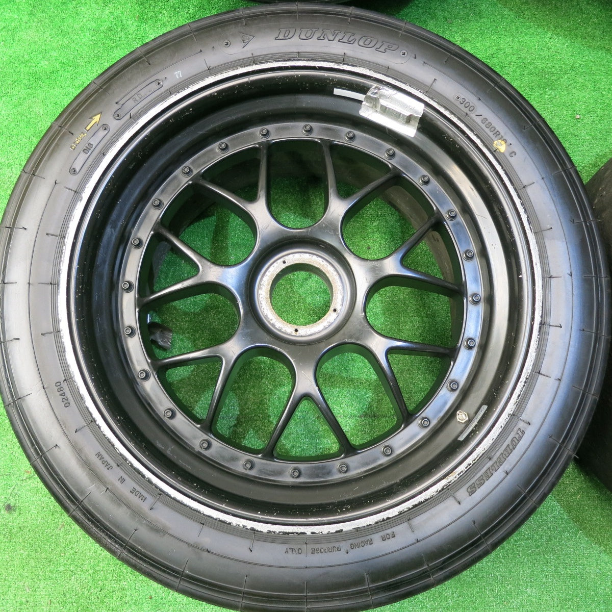 4本価格★ポルシェ 997 GT3 純正 BBS 0229066 585/562 センターロック 250/640R18 300/680R18 ダンロップ 18インチ★5050204HAノ