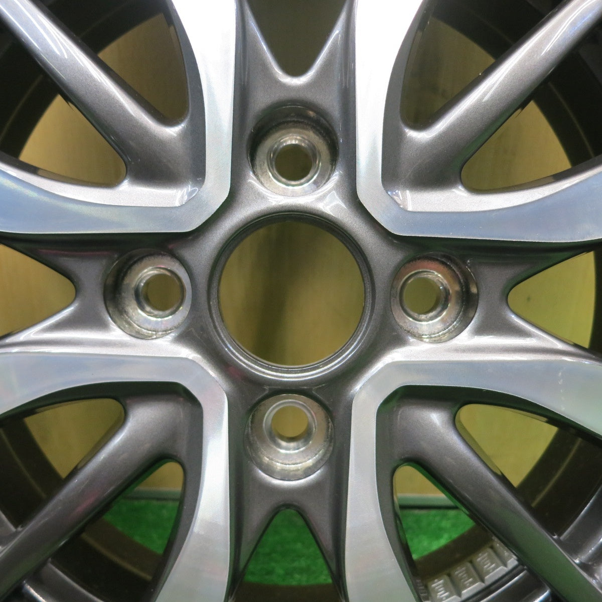 新車外し!25年★ホンダ N-BOX カスタム 純正 155/65R14 ダンロップ エナセーブ EC300 14インチ Nボックス PCD100/4H★5052303HAノ