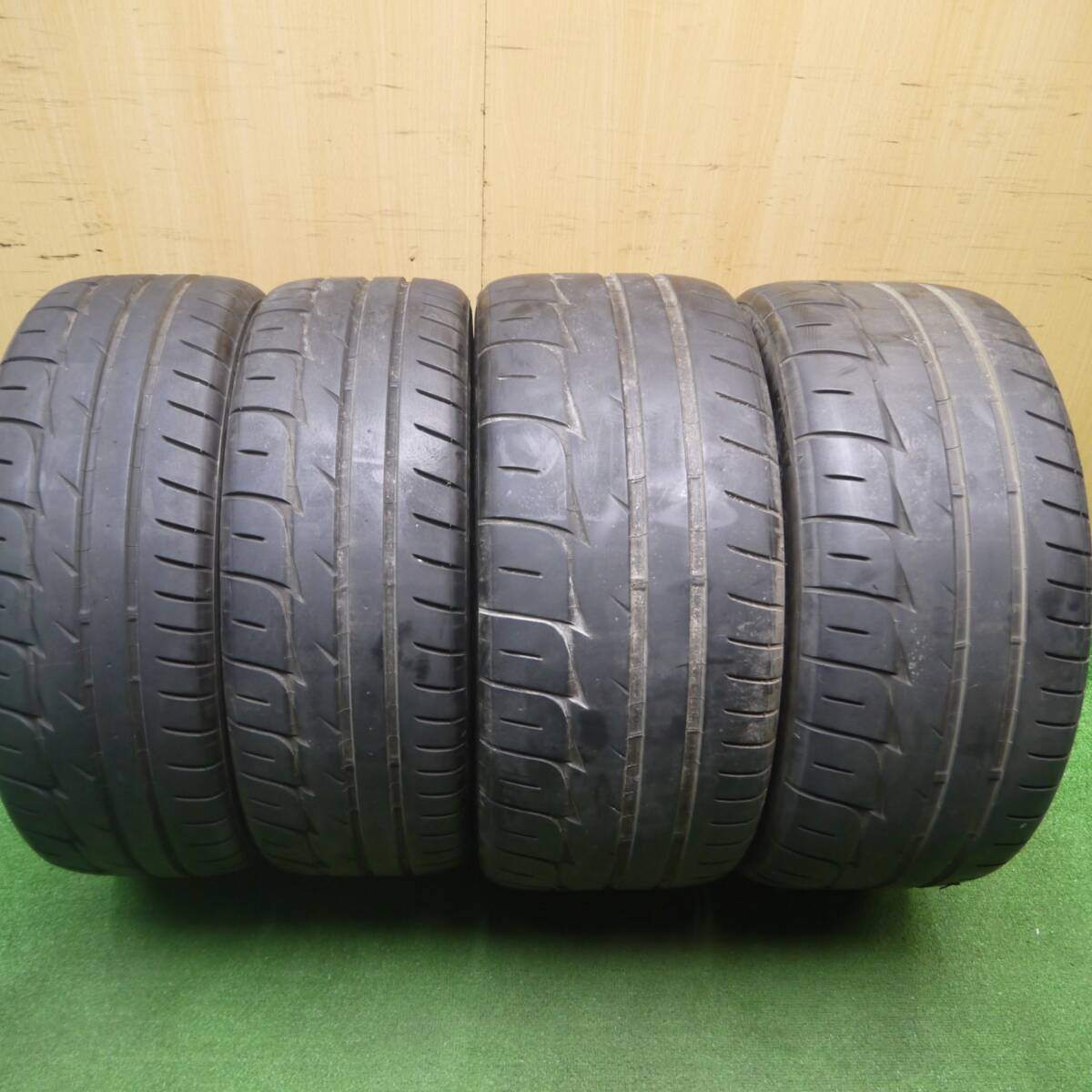 バリ溝!9分★ポルシェ 911 純正 205/45R17 255/40R17 ブリヂストン ポテンザ RE-11 17インチ PCD130/5H★4121802Hノ