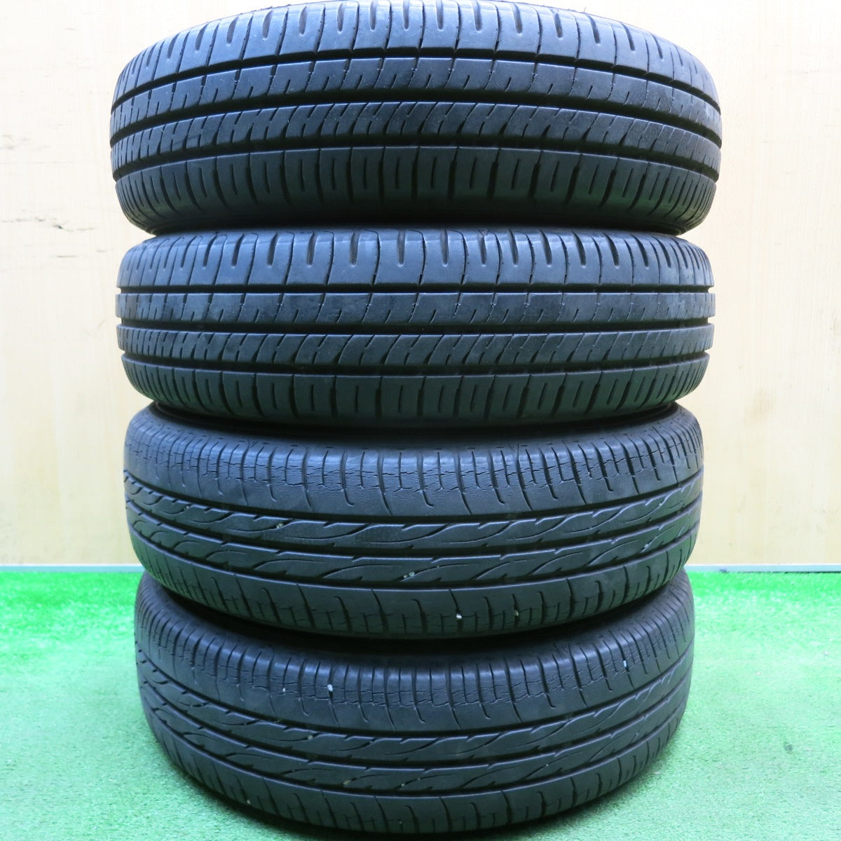 バリ溝!21年!8.5分★ダイハツ タント ムーヴ 等 純正 155/65R14 ダンロップ エナセーブ EC204 EC203 14インチ PCD100/4H★5121805HAノ