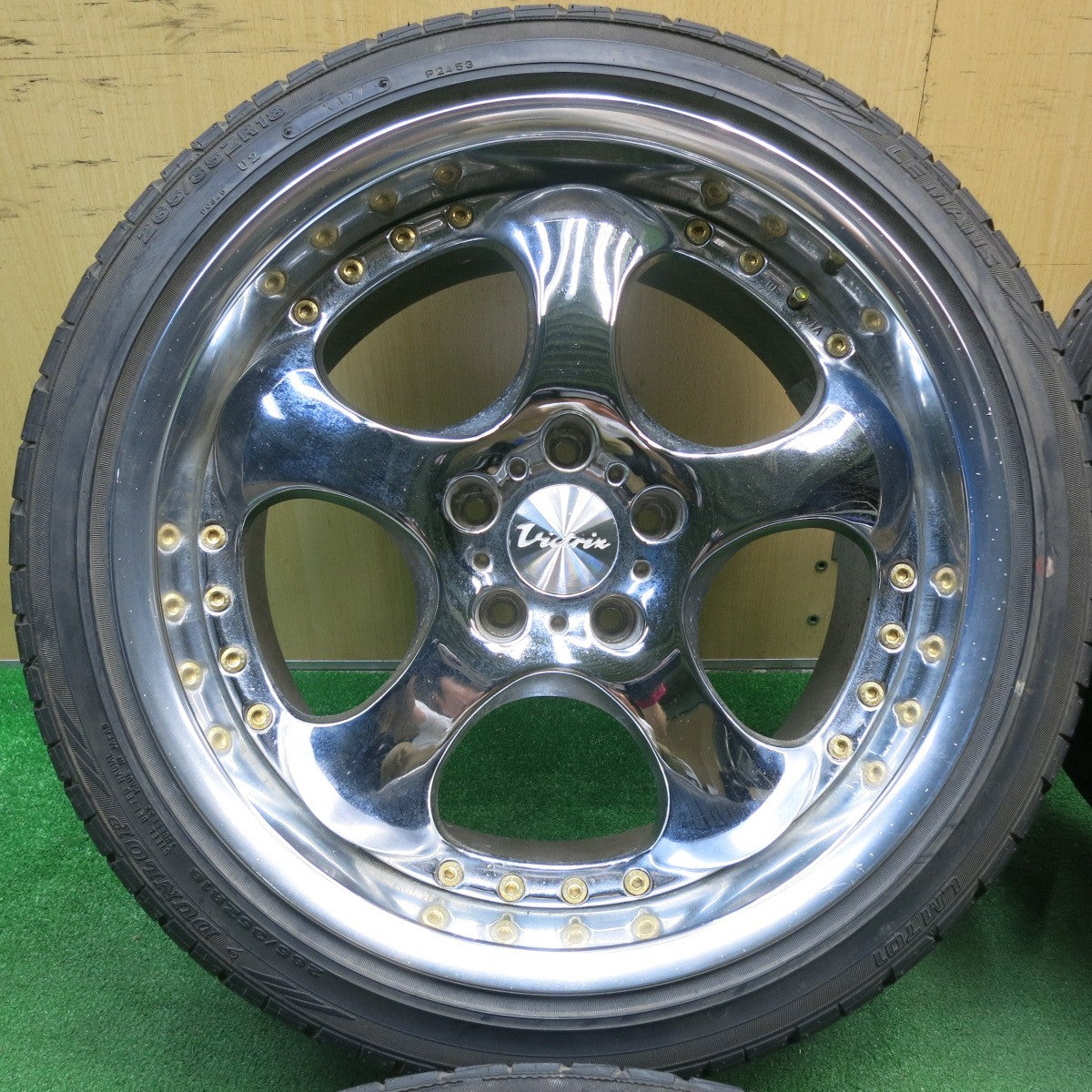 4本価格★RAYS Victrix PLEASURE 235/40R18 265/35R18 ダンロップ LE MANS LM701 レイズ ヴィクトリクス 18インチ PCD114.3/5H★5041809TNノ