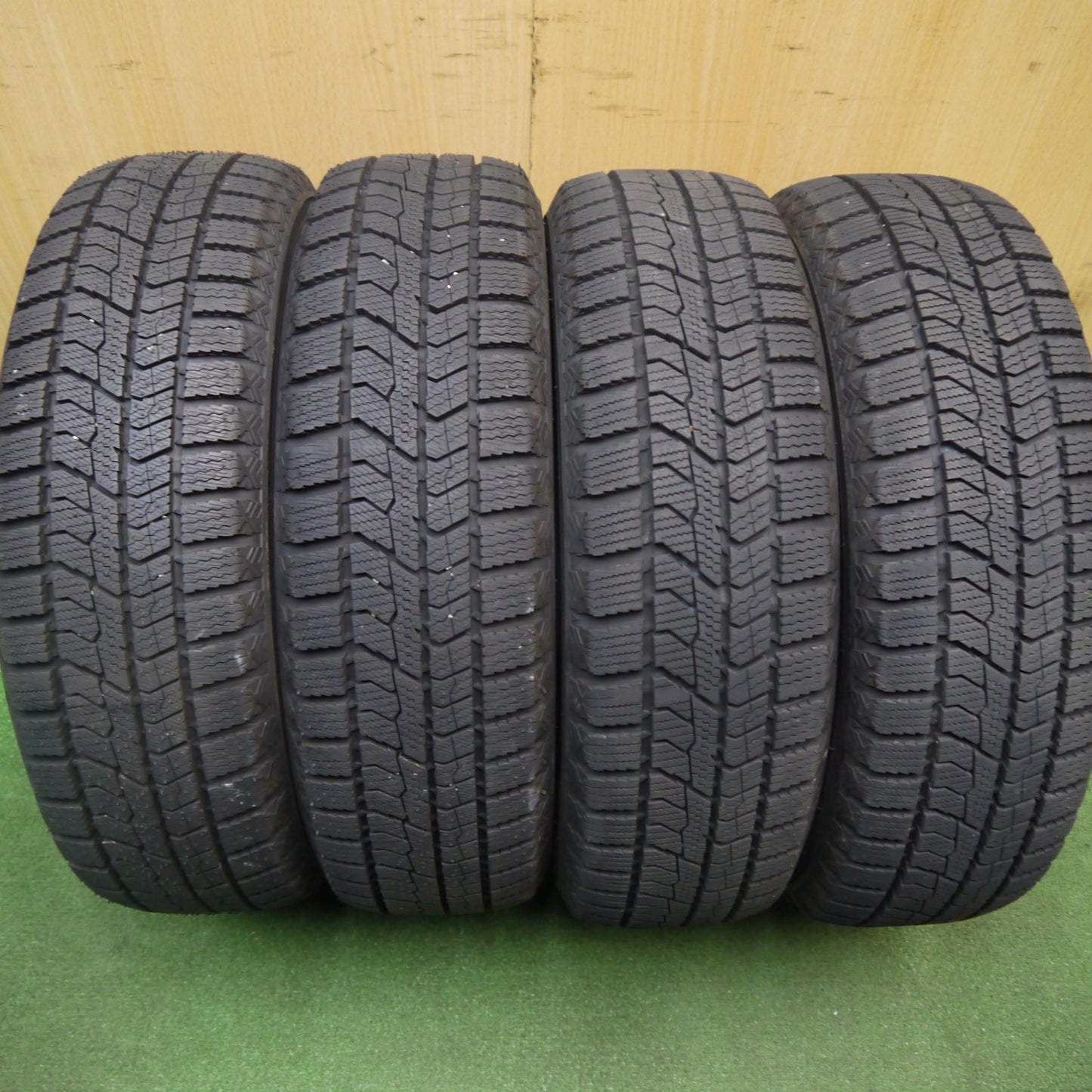 超バリ溝!キレイ!ほぼ10分★スタッドレス 155/65R13 トーヨー オブザーブ GIZ2 スチール ホイール 13インチ PCD100/4H★5061303Hス