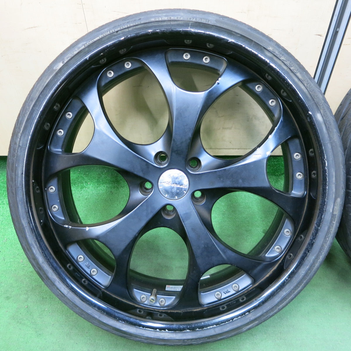 4本価格★Altstadt EXE STYLE2 22R RIVER SIDE 235/30R22 285/25R22 ピレリ Pゼロ ネロ デリンテサンダー D7 アルトシュタット PCD114.3/5H★5030802ナノ