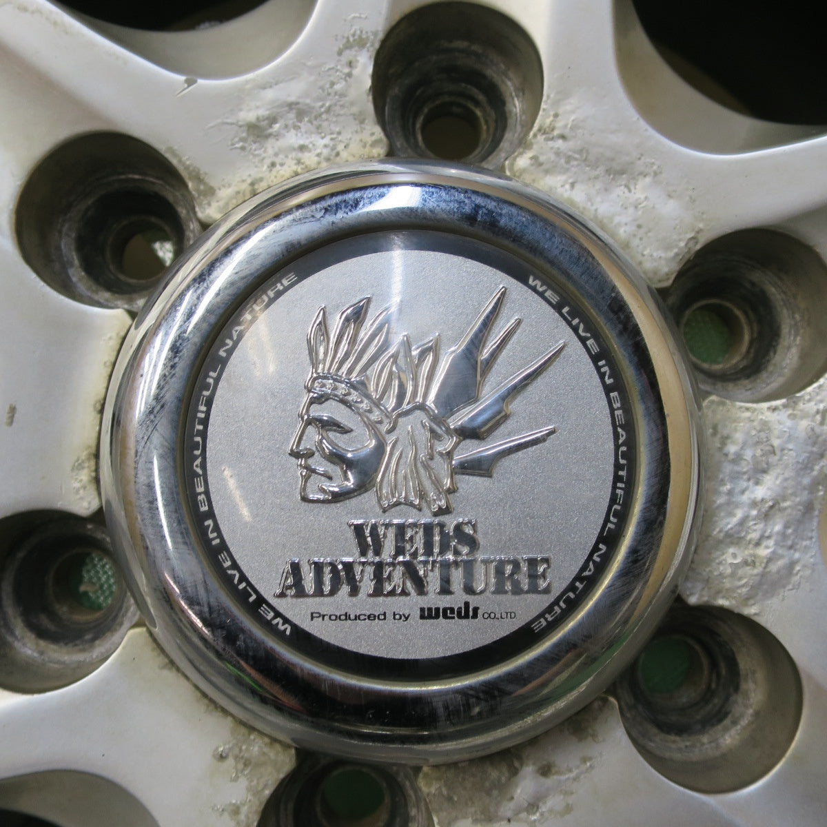 バリ溝!22年!9.5分★スタッドレス 195/80R15 107/105N ブリヂストン ブリザック VL10 WEDS ADVENTURE 15インチ PCD139.7/6H★5051203イス