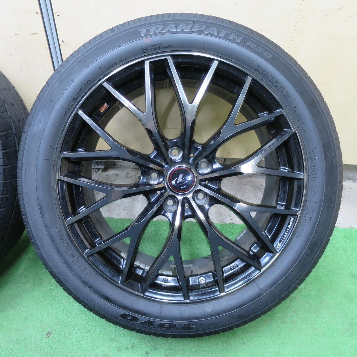 キレイ!22年★LEONIS MX 235/50R18 トーヨー トランパス R30 レオニス 18インチ PCD114.3/5H★5090202TTノ