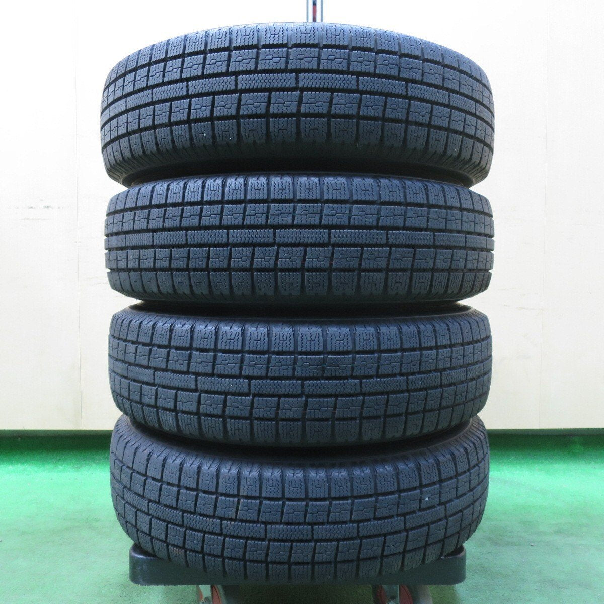 バリ溝!8.5分★スタッドレス 155/80R13 トーヨー ガリット G5 ENERGY LINE エナジーライン 13インチ PCD100/4H★4112208イス