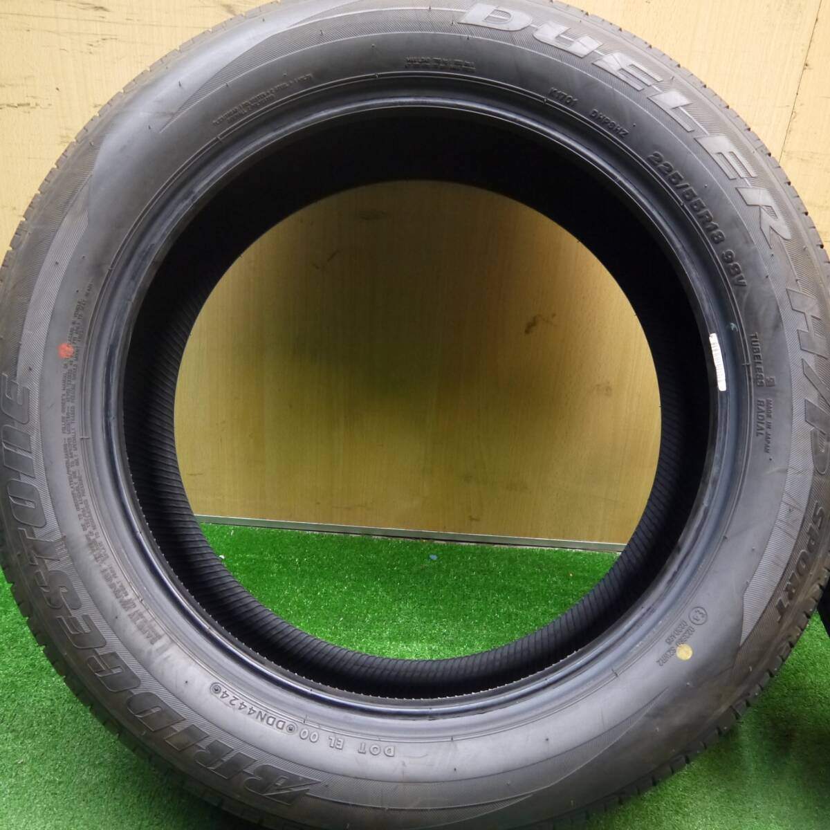 新車外し!24年★225/55R18 ブリヂストン デューラー H/P SPORT タイヤ 18インチ フォレスター XV 等★5040102Hノタ