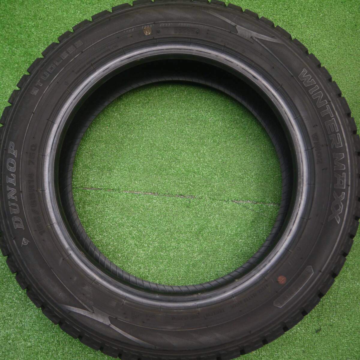 超バリ溝!22年!ほぼ10分★スタッドレス 155/65R14 ダンロップ ウインターマックス WM02 タイヤ 14インチ N-BOX ワゴンR タント ムーヴ等★4110602Hスタ