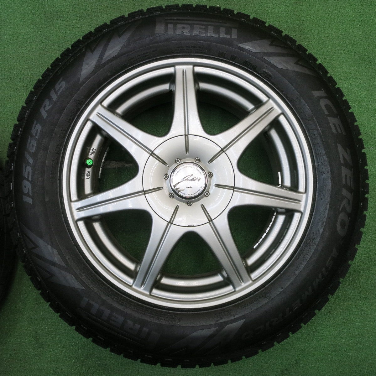 4本価格!22年★スタッドレス 195/65R15 ピレリ アイスゼロ アシンメトリコ JOKER ジョーカー 15インチ PCD100 114.3/5H マルチ★5042202NJス
