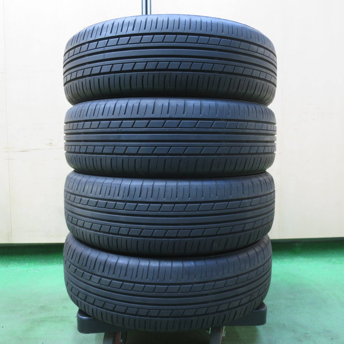 キレイ★スズキ スペーシア カスタム 純正 165/55R15 ヨコハマ エコス ES31 15インチ PCD100/4H★5052908イノ