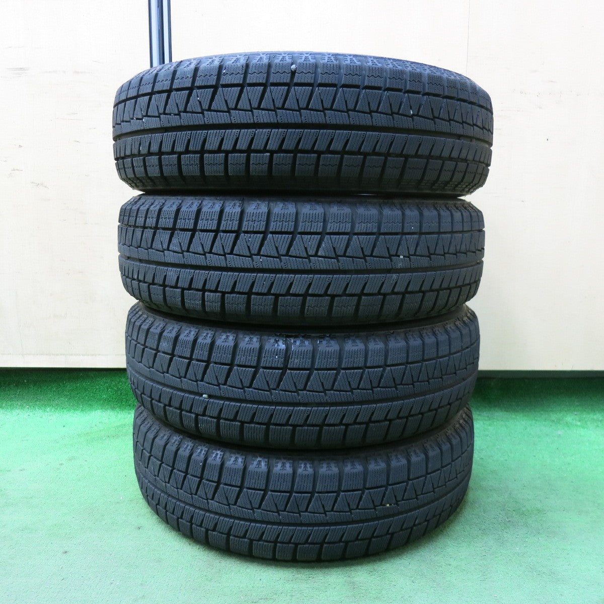 バリ溝!22年!キレイ!9.5分★スタッドレス 155/65R14 ブリヂストン アイスパートナー2 BALMINUM バルミナ 14インチ PCD100/4H★5070418SYス