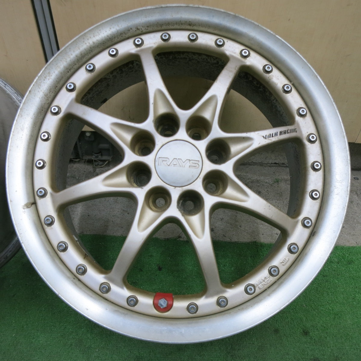 4本価格★RAYS VOLK RACING GR-N 15インチ ホイール レイズ ボルクレーシング 15×6.5JJ PCD100/4H★6011905ナホ