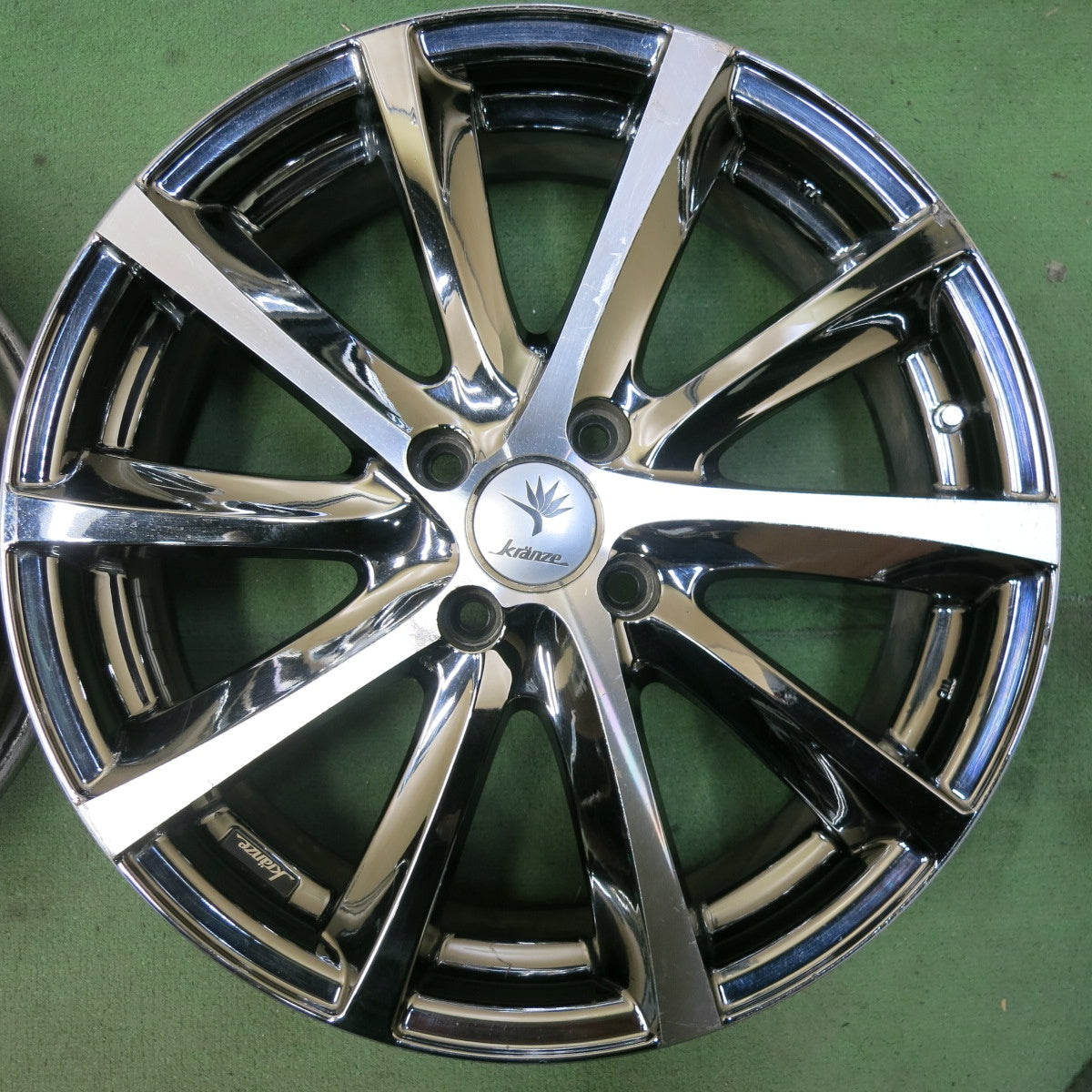 4本価格★Kranze Vishunu weds クレンツェ ヴィシュヌ ウェッズ 17インチ ホイール 17×5.5J PCD100/4H★5071107SYホ