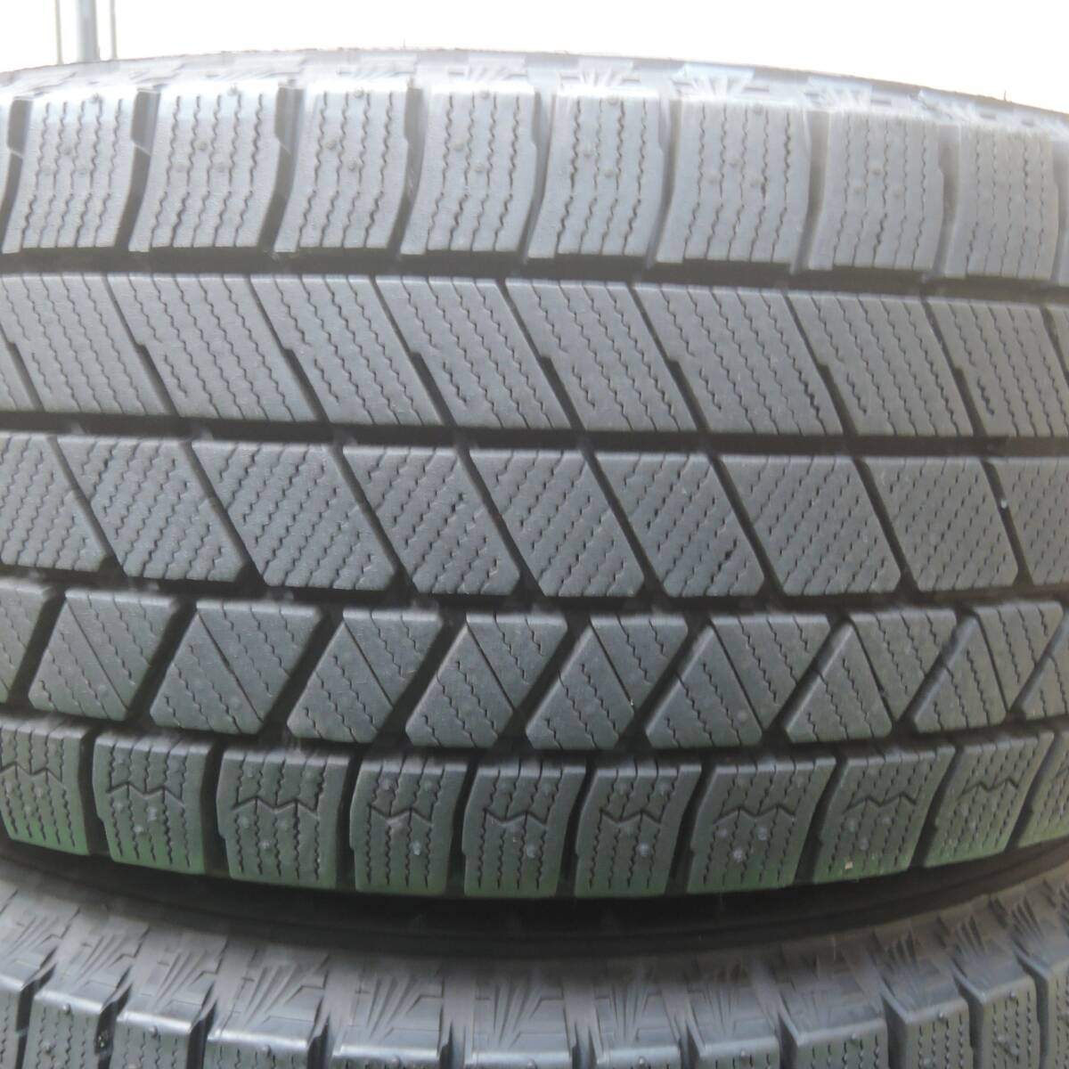 バリ溝 21年 キレイ 9.5分★プリウス等 195/65R15 スタッドレス ブリヂストン VRX3 ECO FORME PCD100/5H★4011911SYス