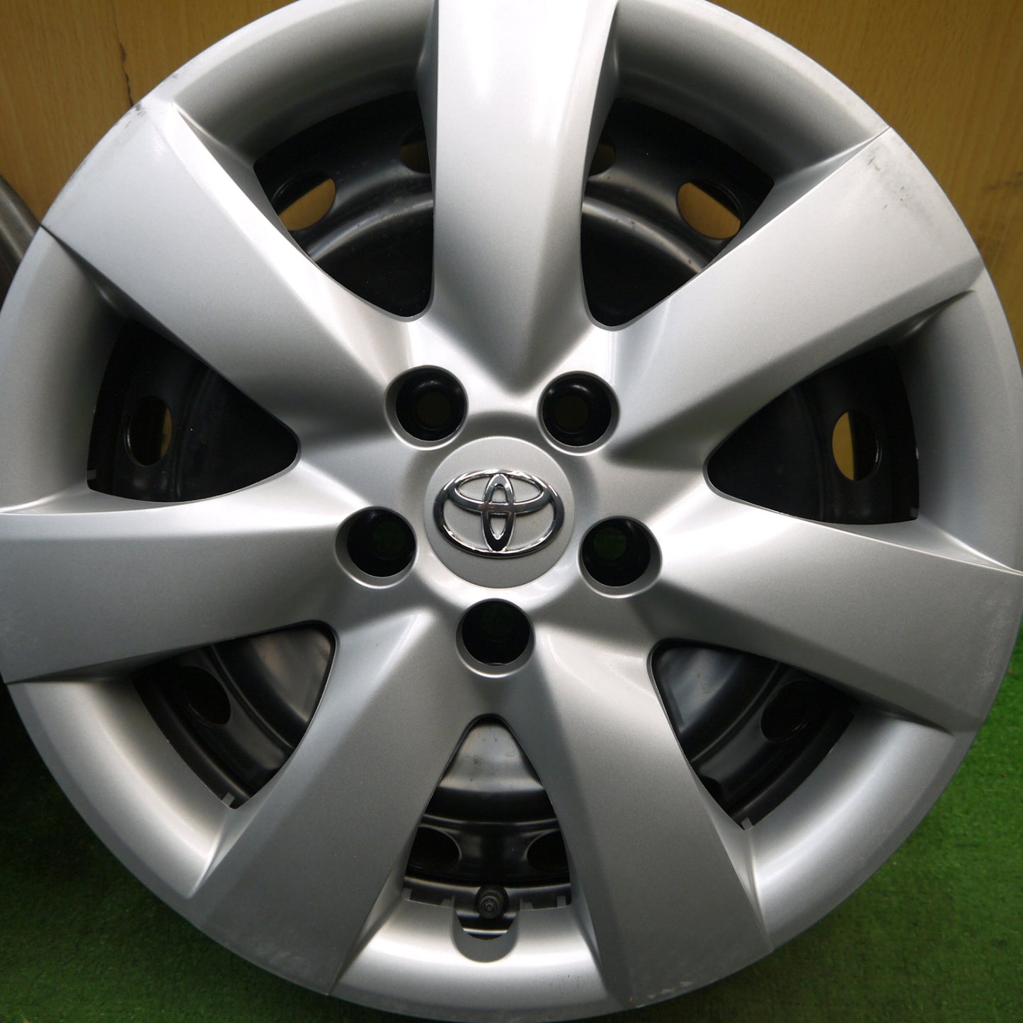 4本価格★トヨタ カローラ ツーリング ウィッシュ 等 純正 スチール ホイール 15インチ 15×6JJ PCD100/5H★5070201Hホ