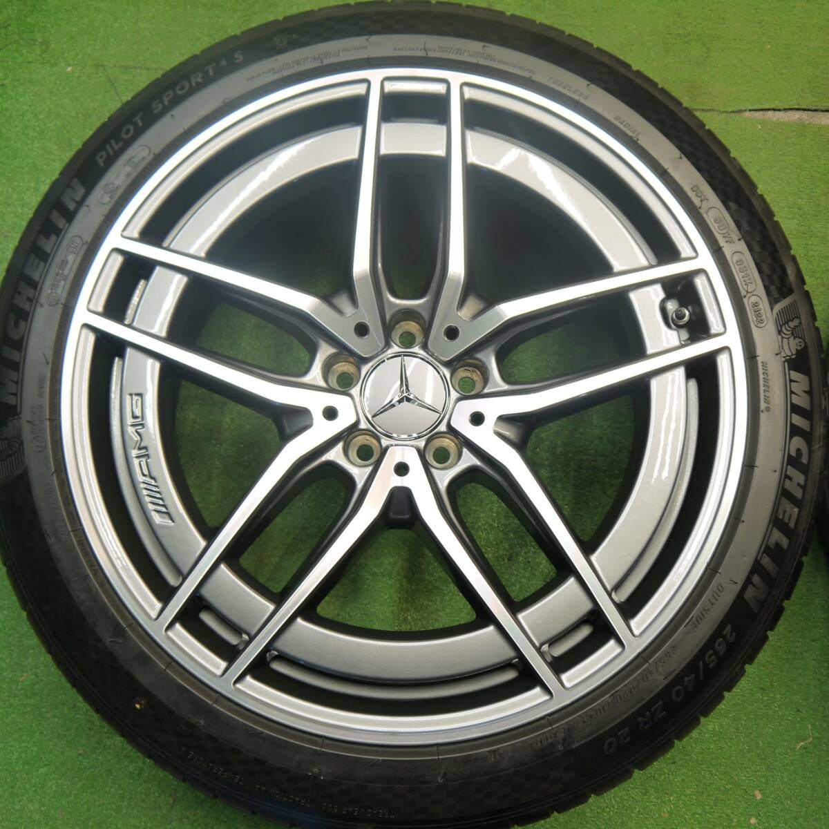 新車外し 22年★ベンツ R232 SL43 純正 AMG 265/40R20 295/35R20 ミシュラン パイロットスポーツ4S PCD112/5H★5031406Hノ