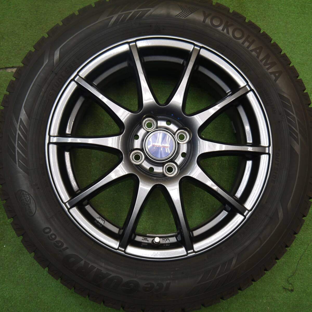 バリ溝!21年!キレイ!9.5分★スタッドレス 195/65R16 ヨコハマ アイスガード iG60 VELVA CHARGE ヴェルヴァ 16インチ PCD100/4H★5040104Hス