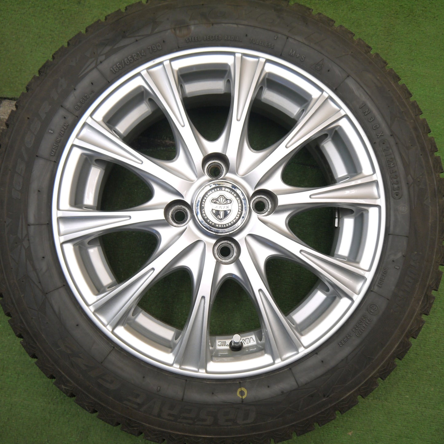 バリ溝!23年!9.5分★スタッドレス 165/65R14 トーヨー オブザーブ GIZ2 JOKER ジョーカー 14インチ PCD100/4H★5053004Hス