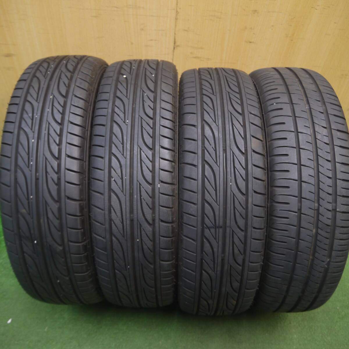 バリ溝 21年 9分★スズキ ワゴンR スティングレー 純正 165/55R15 グッドイヤー LS2000 ダンロップ EC204 PCD100/4H★5021201Hノ