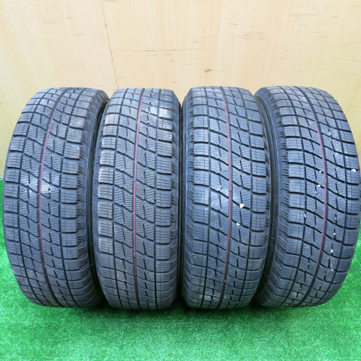 バリ溝!23年!9.5分以上★スタッドレス 195/65R15 アイスエスポルテ 社外 アルミ 15インチ PCD100/4H 5H マルチ★5100904HAス